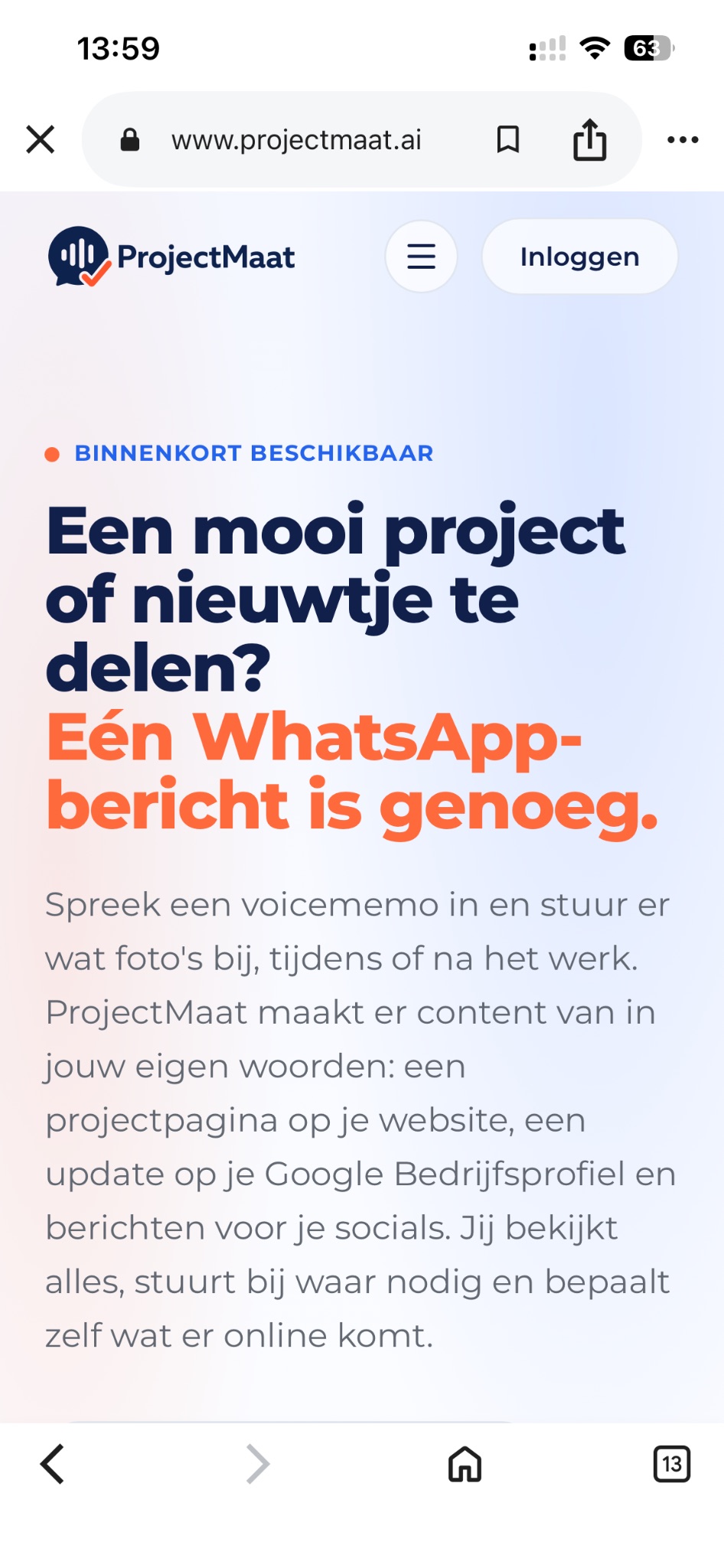 Lokale vindbaarheid verbeterd voor een klant in Veenendaal